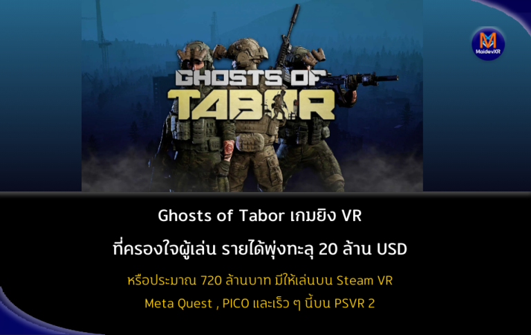 Ghosts of Tabor เกมยิง VR ที่ครองใจผู้เล่น: รายได้พุ่งทะลุ 20 ล้านดอลลาร์สหรัฐ