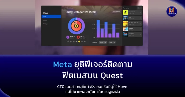 Meta ยุติฟีเจอร์ติดตามฟิตเนสบน Quest – CTO เผยสาเหตุที่แท้จริง