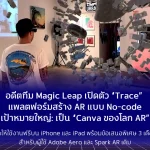 อดีตทีม Magic Leap เปิดตัว “Trace” แพลตฟอร์มสร้าง AR แบบ No-code หวังเป็น ‘Canva ของโลก AR’